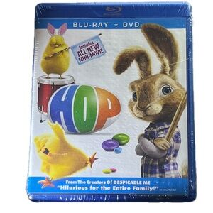 Hop Blu-ray + DVD 2-Disc Combo Pack Sealed Family Comedy Illumination Universal‎